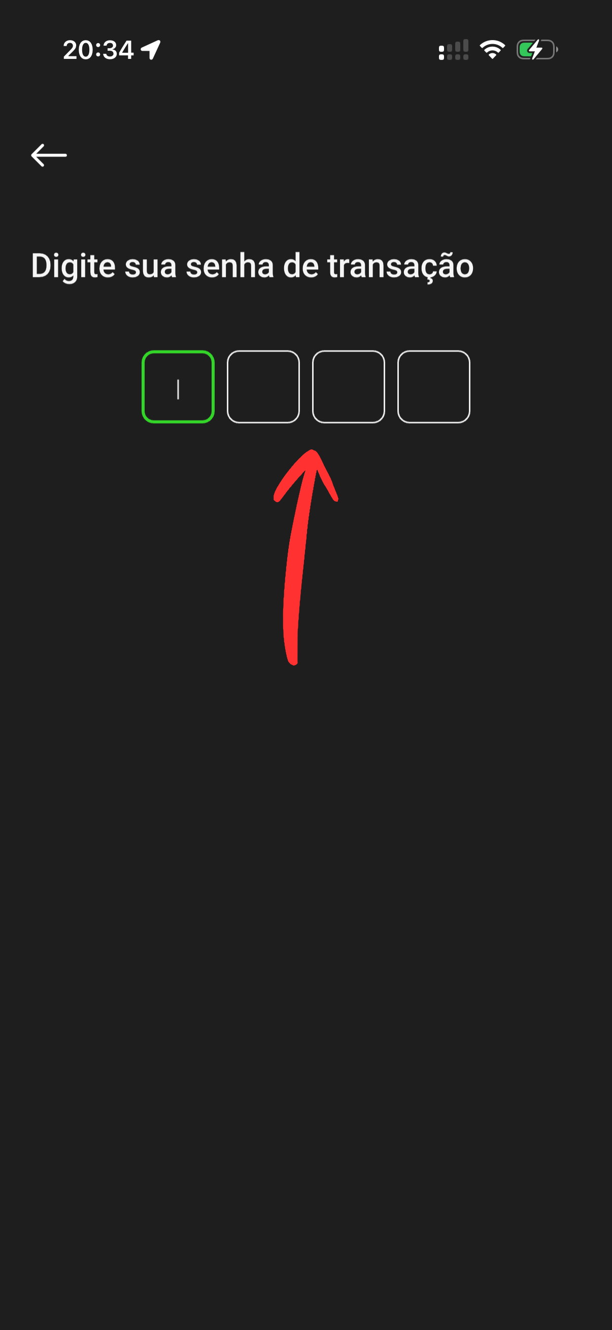 Senha de transação