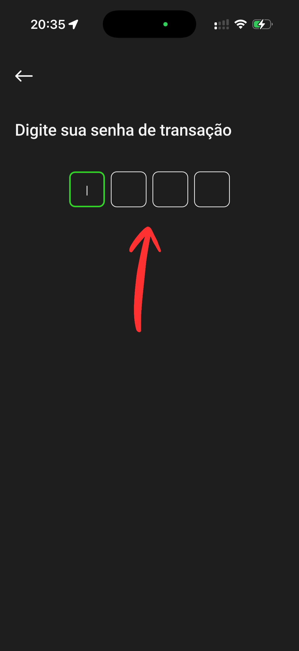 Senha de transação